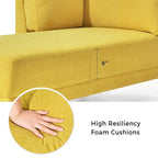 Gepolsterte Chaiselongue mit Liegefunktion