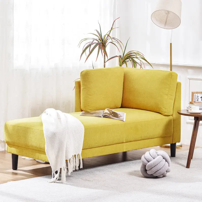 Gepolsterte Chaiselongue mit Liegefunktion