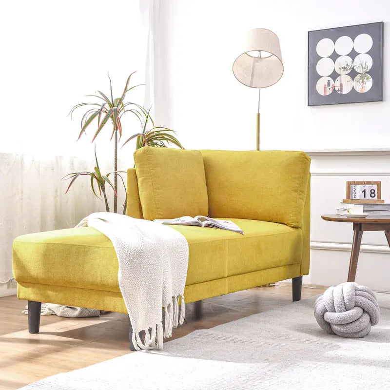 Gepolsterte Chaiselongue mit Liegefunktion