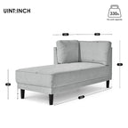 Gepolsterte Chaiselongue mit Liegefunktion
