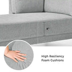 Gepolsterte Chaiselongue mit Liegefunktion