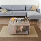 Mobiler Couchtisch mit vielseitigem Stauraum, 32 Inch