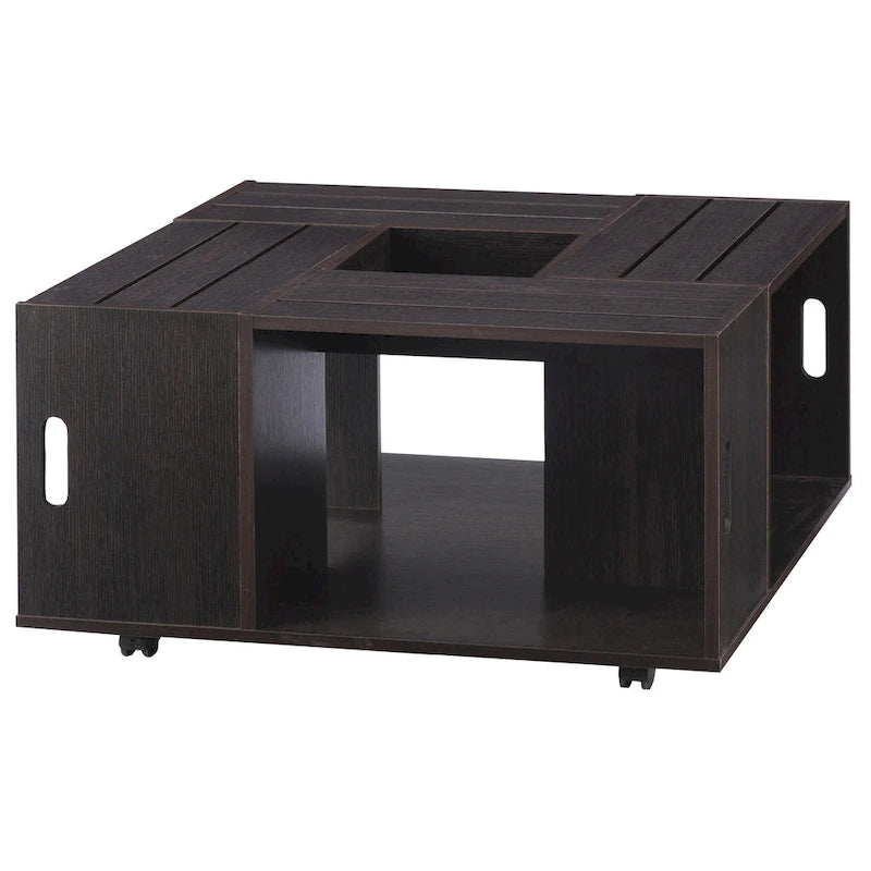 Mobiler Couchtisch mit vielseitigem Stauraum, 32 Inch
