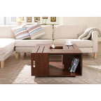 Mobiler Couchtisch mit vielseitigem Stauraum, 32 Inch