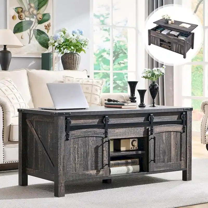 Lift Top Coffee Table with Storage