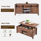 Lift Top Coffee Table with Storage