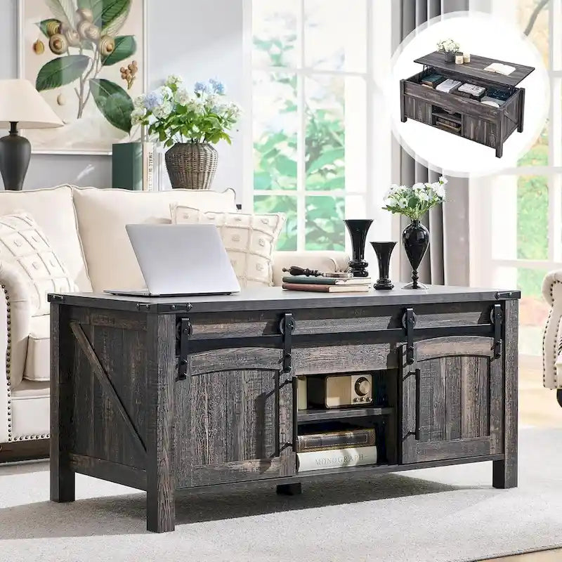 Lift Top Coffee Table with Storage