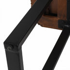 Solid Wood Entryway Console Table with Fluted Design and 2 Drawers