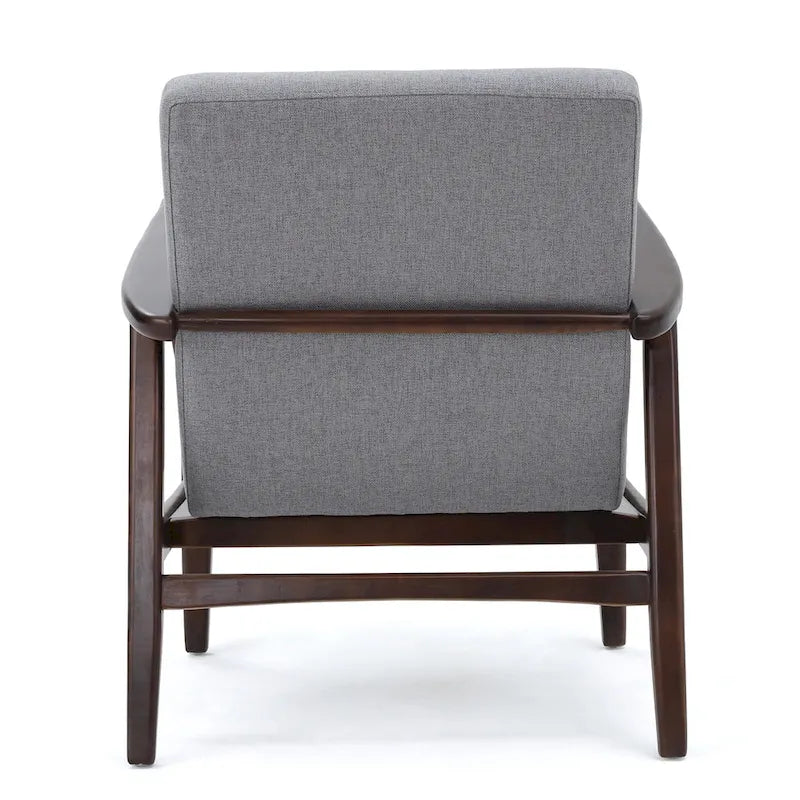 Brayden Mid-Century Fabric Club Chair