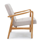 Brayden Mid-Century Fabric Club Chair