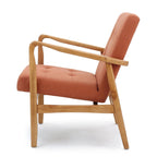 Brayden Mid-Century Fabric Club Chair