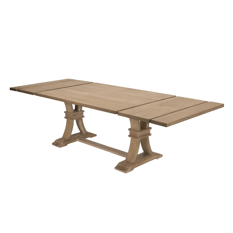 Rustic Wood Extension Dining Table
