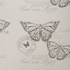 Butterfly Print Accent Chair with Eucalyptus Wood Legs