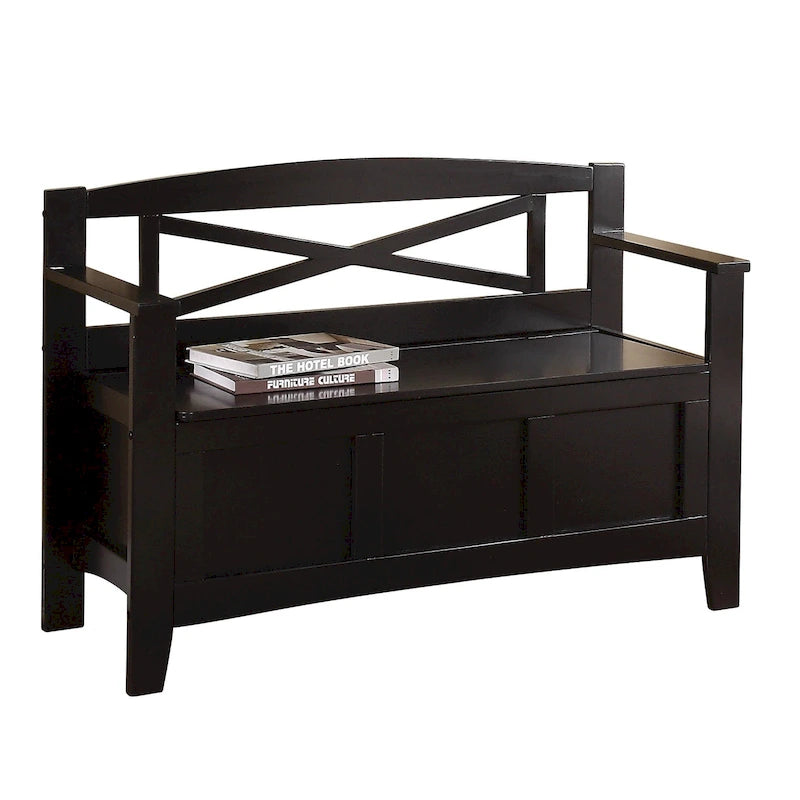 Entryway Bench with Flip-Up Storage