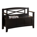 Entryway Bench with Flip-Up Storage