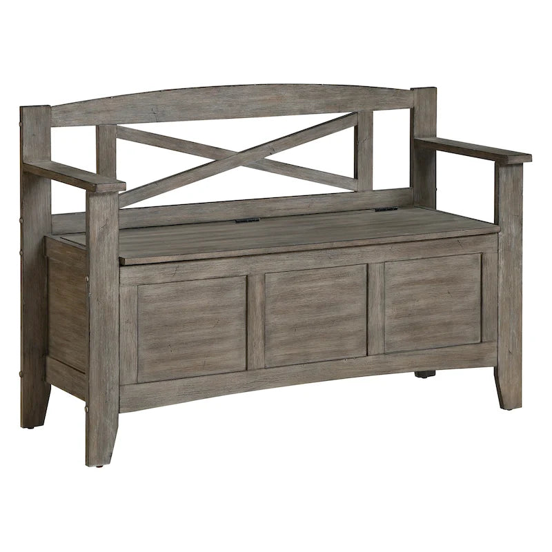 Entryway Bench with Flip-Up Storage
