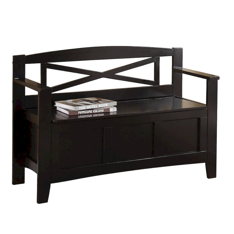 Entryway Bench with Flip-Up Storage