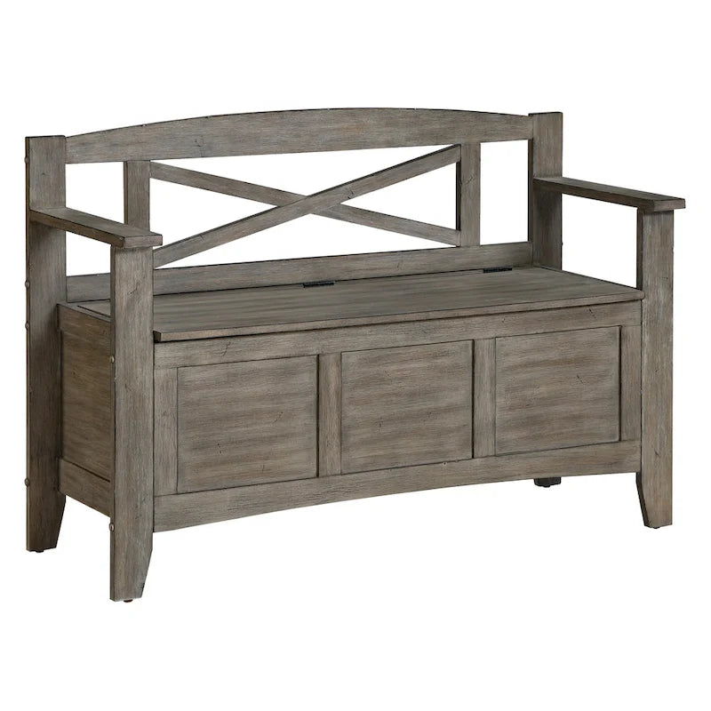 Entryway Bench with Flip-Up Storage
