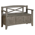 Entryway Bench with Flip-Up Storage