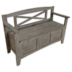 Entryway Bench with Flip-Up Storage