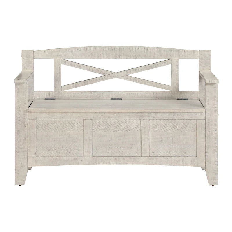 Entryway Bench with Flip-Up Storage