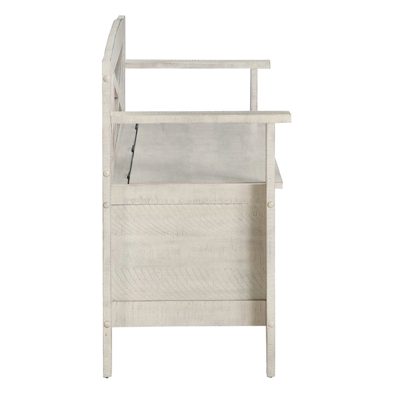 Entryway Bench with Flip-Up Storage