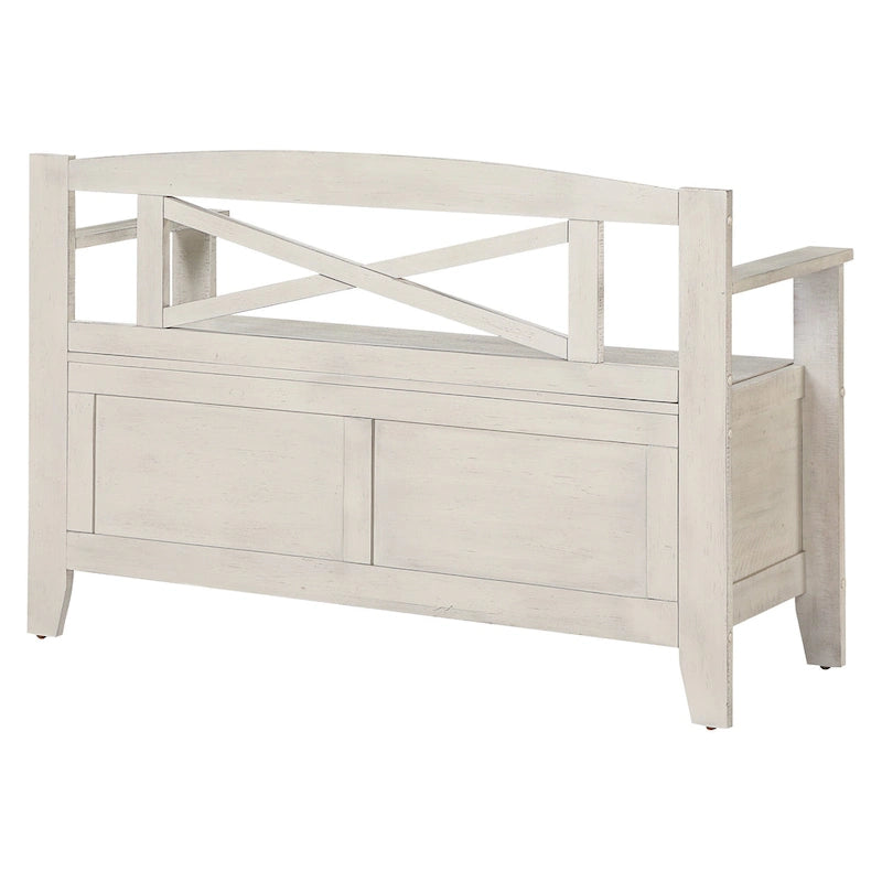 Entryway Bench with Flip-Up Storage