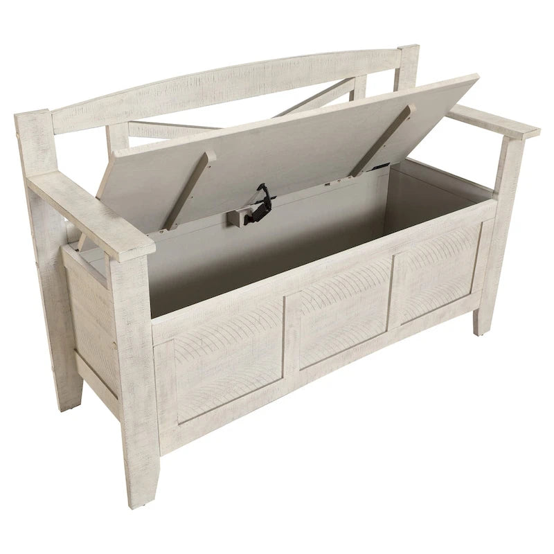 Entryway Bench with Flip-Up Storage