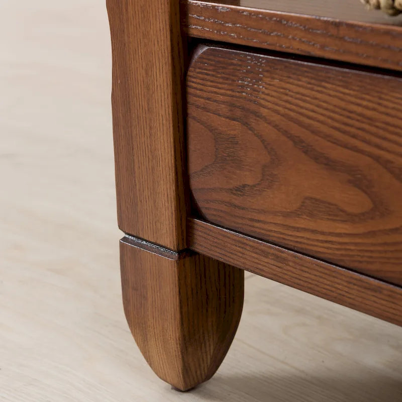 Slatestone One Drawer Side Table with Slate Tile