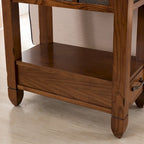 Slatestone One Drawer Side Table with Slate Tile