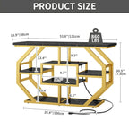 55-75 Gallon Aquarium Stand with Power Outlet and Storage