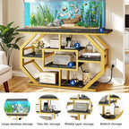 55-75 Gallon Aquarium Stand with Power Outlet and Storage