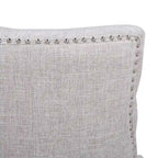 Tufted Upholstered Linen Fabric Dining Chair