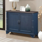 Console Table with Storage Shelf