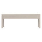 48 Wide Rectangular Coffee Table with Fluted Panel Detail