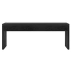 48 Wide Rectangular Coffee Table with Fluted Panel Detail