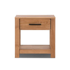Solid Wood 1-Drawer Nightstand