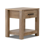 Solid Wood 1-Drawer Nightstand