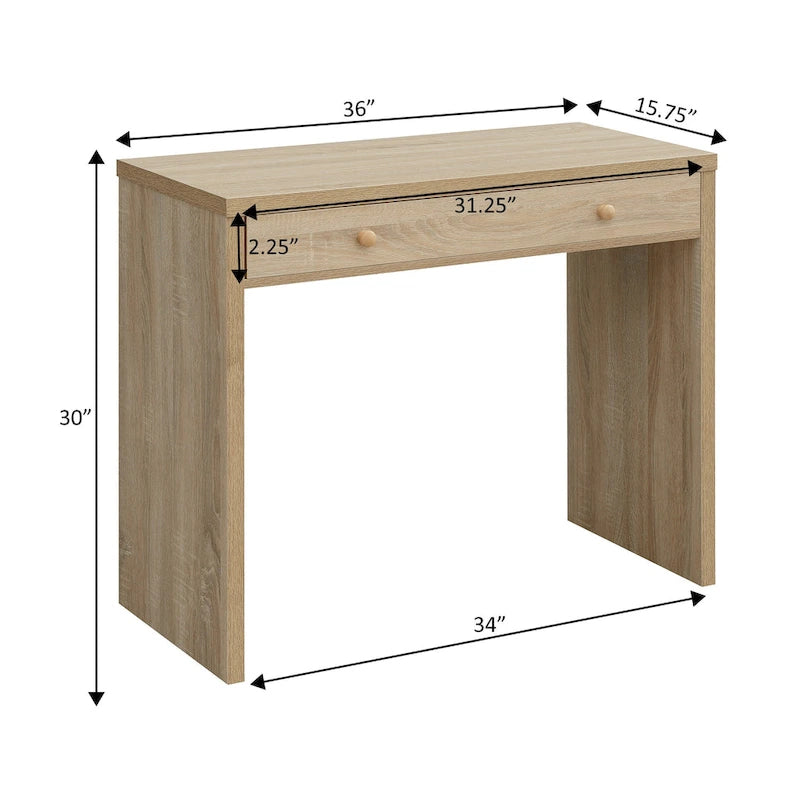 1-Drawer 36-Inch Desk / Hall Entry Table