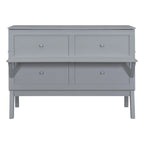 Queen Size Murphy Bed with USB Ports and Removable Side Shelves