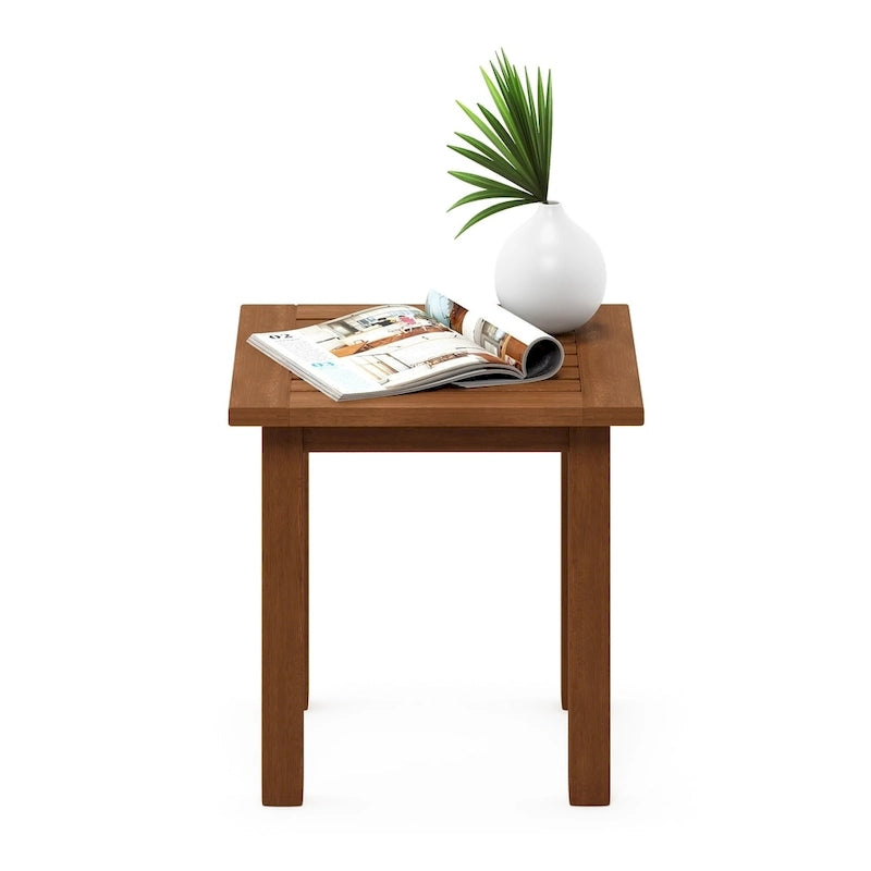 Hardwood End Table with Teak Oil Finish