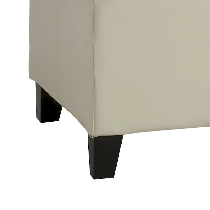 Upholstered Storage Bench with Flip-Top Lid
