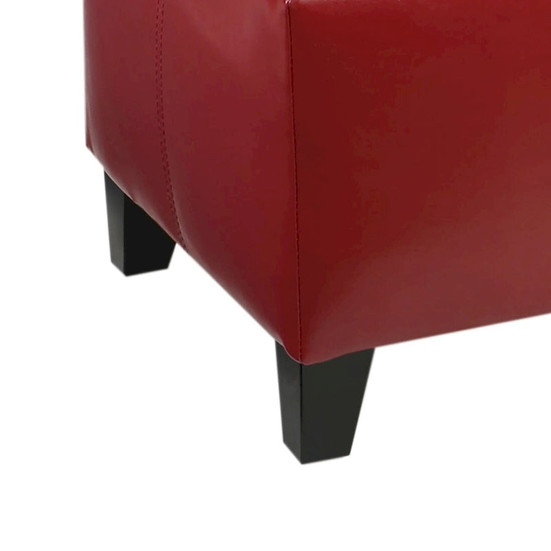 Upholstered Storage Bench with Flip-Top Lid