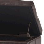 Upholstered Storage Bench with Flip-Top Lid