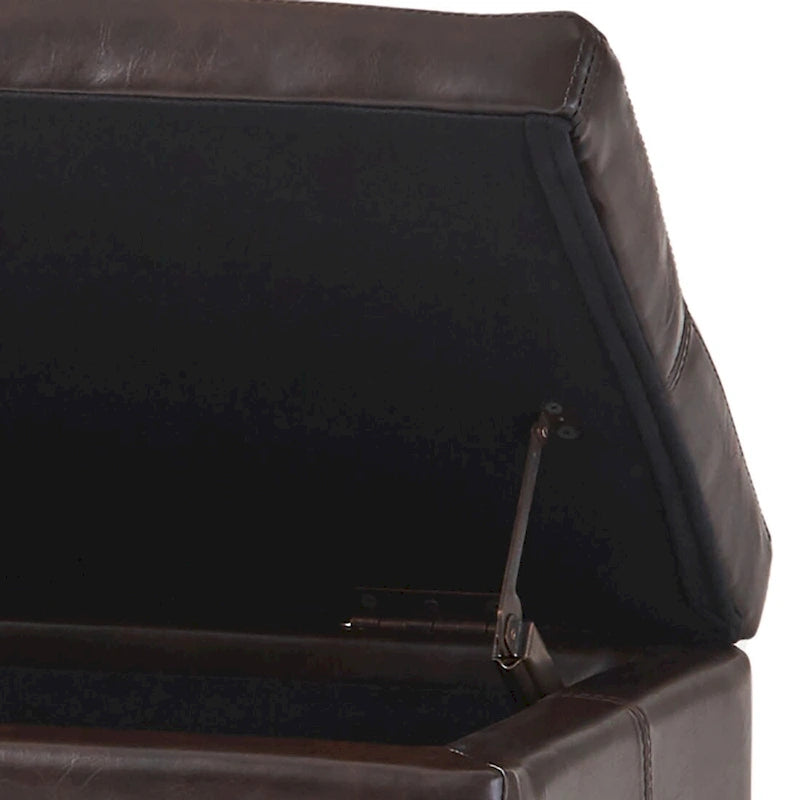 Upholstered Storage Bench with Flip-Top Lid