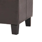 Upholstered Storage Bench with Flip-Top Lid