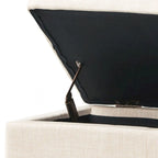 Upholstered Storage Bench with Flip-Top Lid