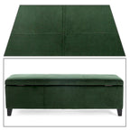 Upholstered Storage Bench with Flip-Top Lid