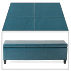 Upholstered Storage Bench with Flip-Top Lid