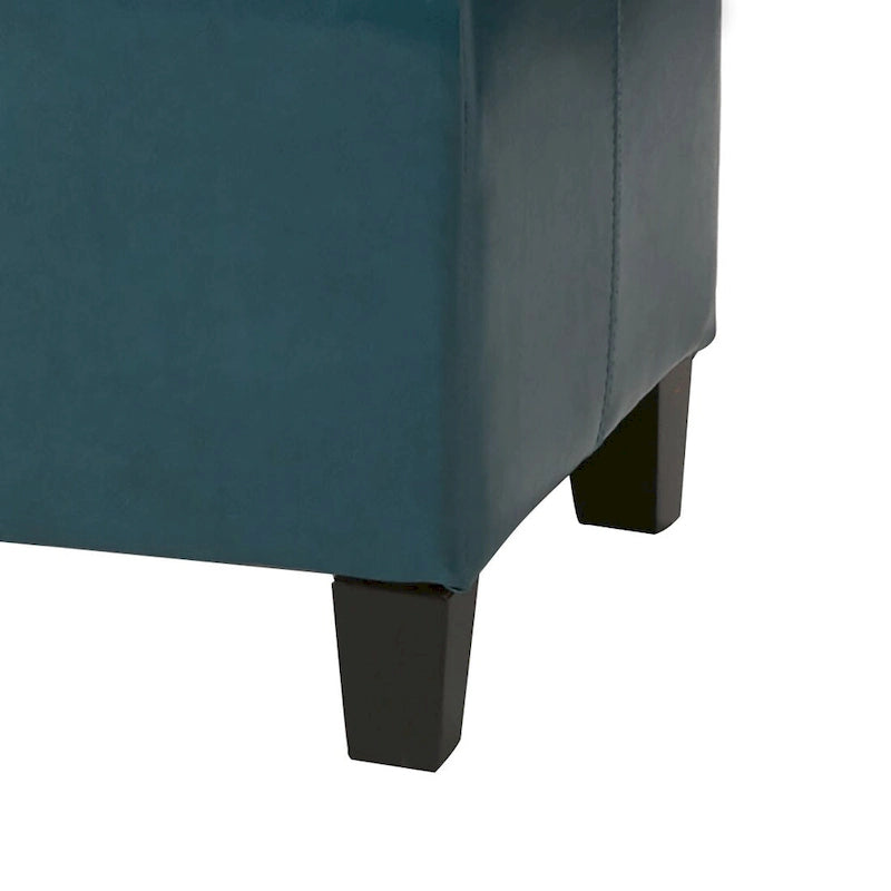 Upholstered Storage Bench with Flip-Top Lid